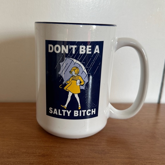 Morton Salt Girl | Don't Be a Salty B Mug - Picture 3 of 4